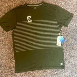 Brand New Mens XL Green Vuori Stretchy Shirt